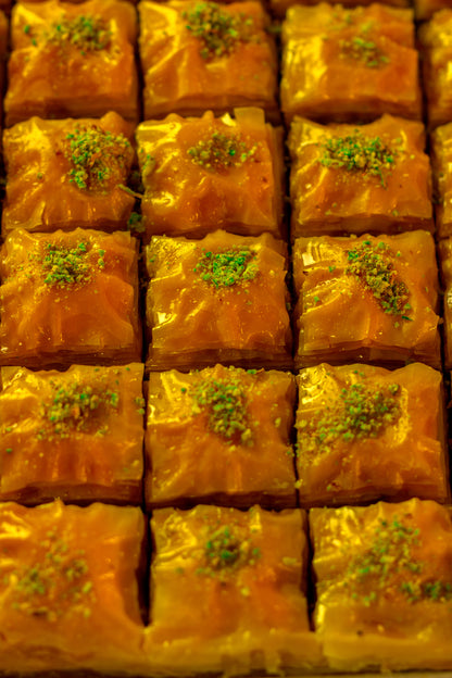 Baklawa pistacjowa kwadraty